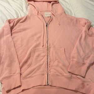 Pink American Eagle Cropped jacket